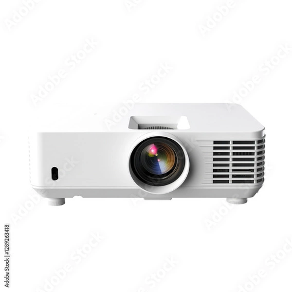 Fototapeta Isolated White Projector
