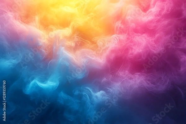 Fototapeta Abstract Colorful Smoke Design for Creative Backgrounds