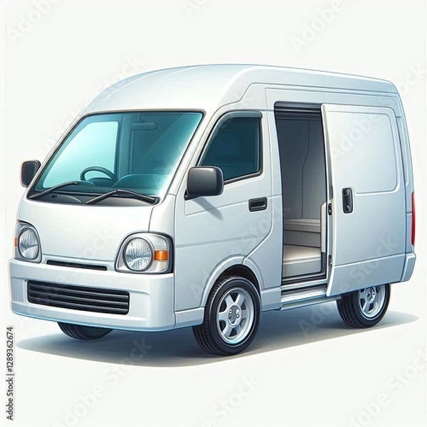 Obraz Commercial Delivery Van