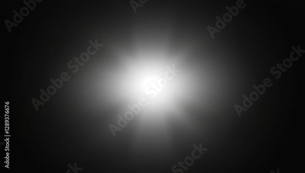 Fototapeta Vignette edges on transparent background in 16:9 aspect ratio 
