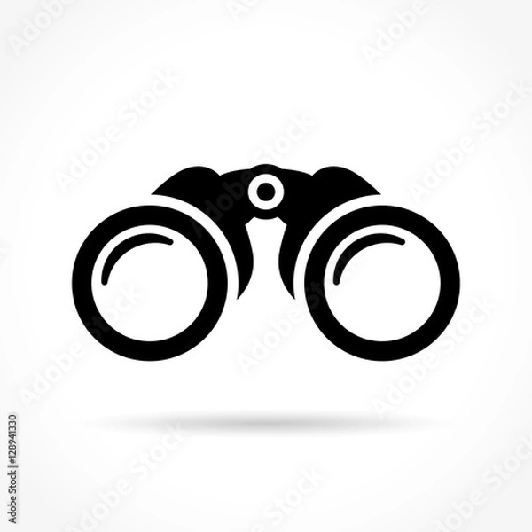 Obraz binoculars icon on white background