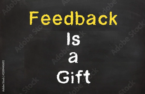 Obraz feedback is a gift