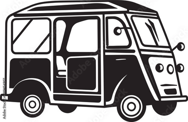 Obraz Auto Rickshaw Customization The Intersection of Culture  Identity  and Mobility