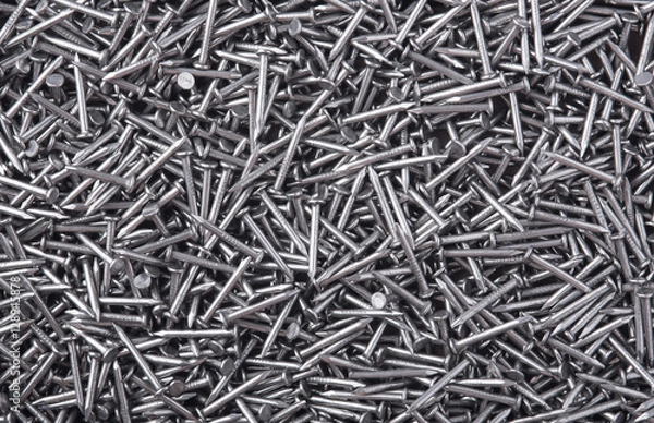 Fototapeta Iron nails texture background