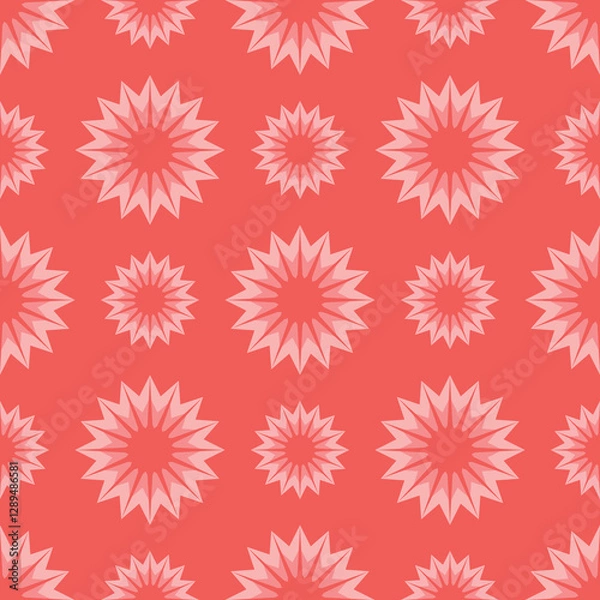 Obraz seamless pattern with orange flowers