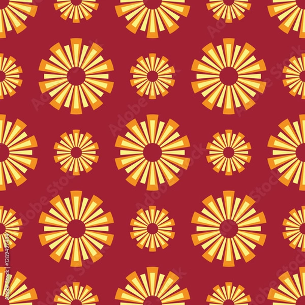 Obraz seamless background with flowers