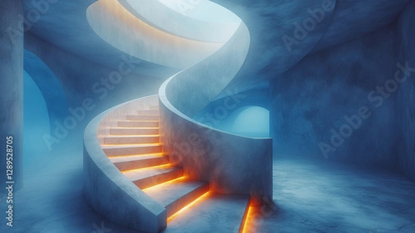 Fototapeta spiral staircase 