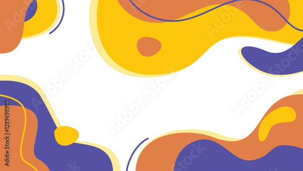 Fototapeta 
Abstract wave background, modern and colorful vector design