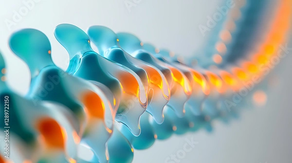 Obraz Creative spinal structure design