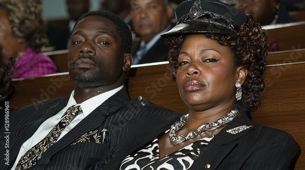 Obraz Church Service Attendees