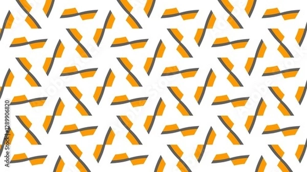 Fototapeta Abstract Pattern with Orange Highlights and Dynamic Shapes