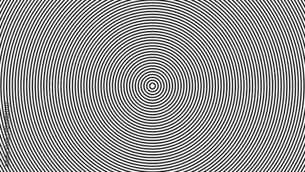 Fototapeta Illustration of the black circle on white background.
