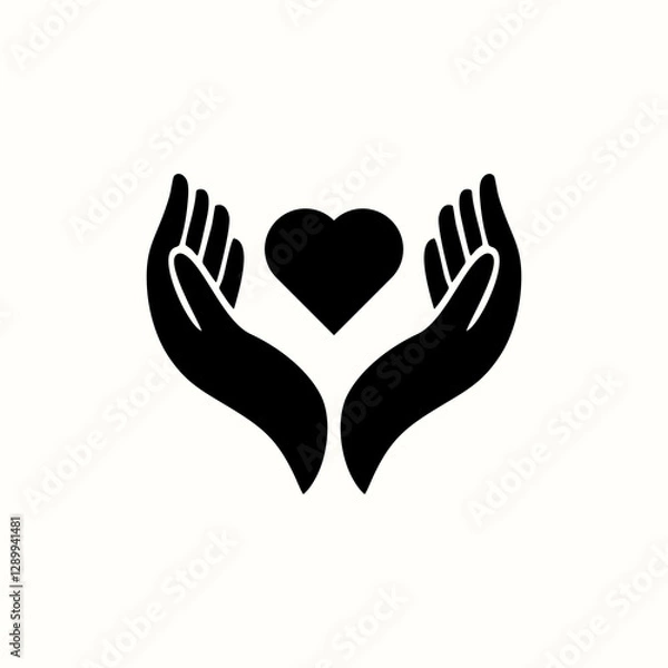Fototapeta logo design vector abstract template illustration modern symbol simple logo icon hand