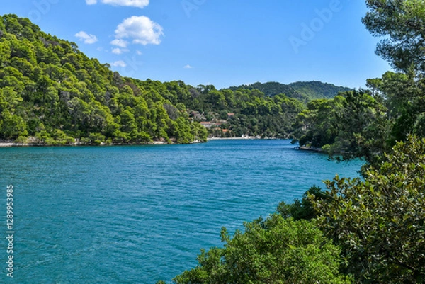 Obraz lake and mountains