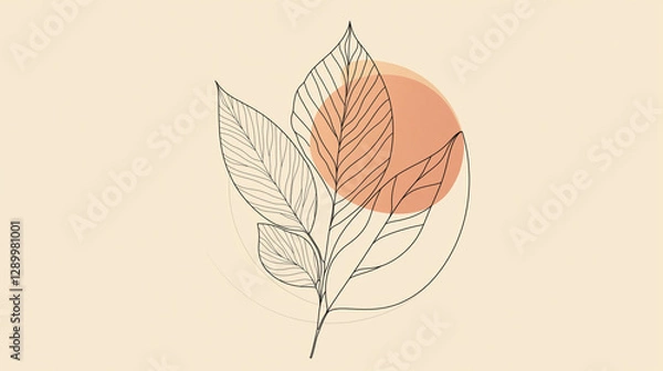 Obraz vector illustration of an autumn leaves