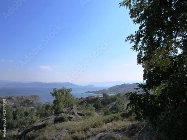 Fototapeta Горы и залив