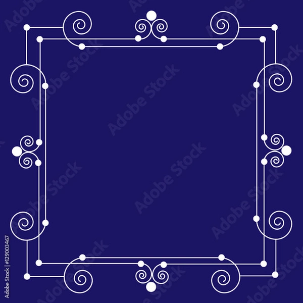 Fototapeta Decorative modern frame dackground