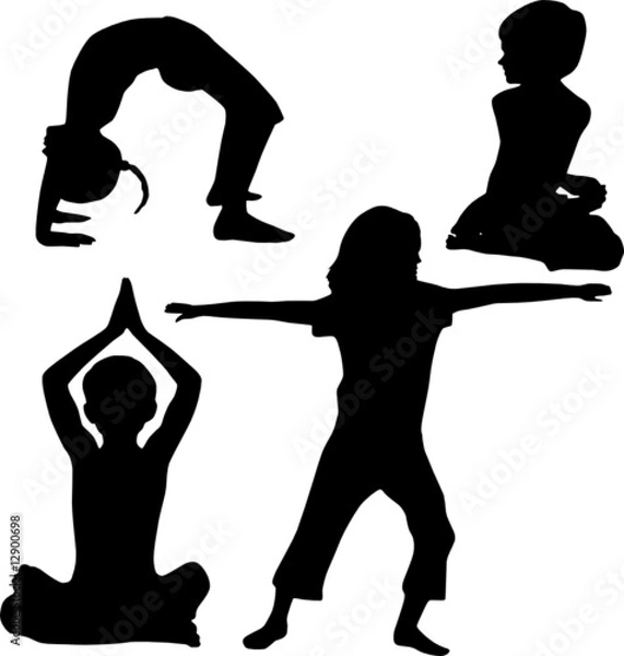 Obraz Kids yoga