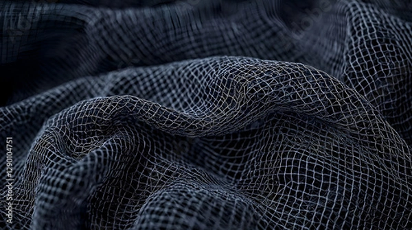 Fototapeta Abstract Dark Mesh Texture Background