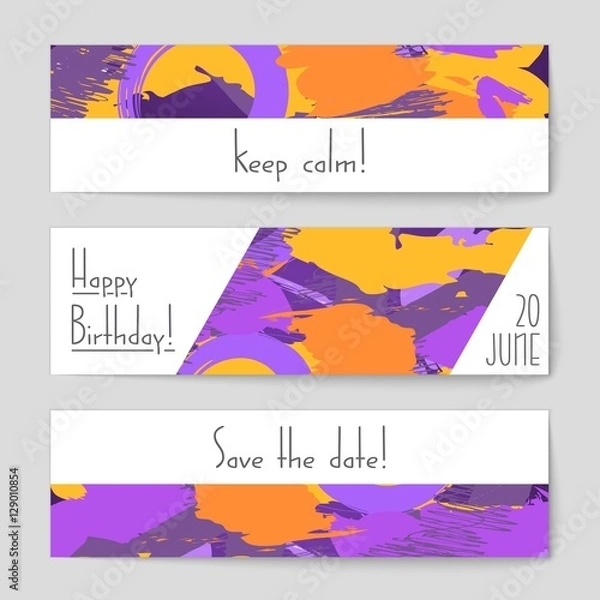 Fototapeta Abstract vector layout background for web and mobile app, art template design, list, page, mockup brochure theme style, banner, idea, cover, booklet, print, flyer, book, blank, card, ad, sign, sheet.