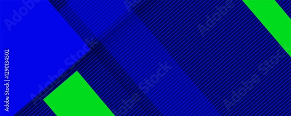 Fototapeta Blue abstract background. Geometric lines pattern. Modern shiny blue gradient lines.