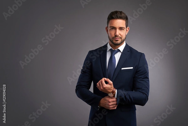 Obraz Confident elegant young man 