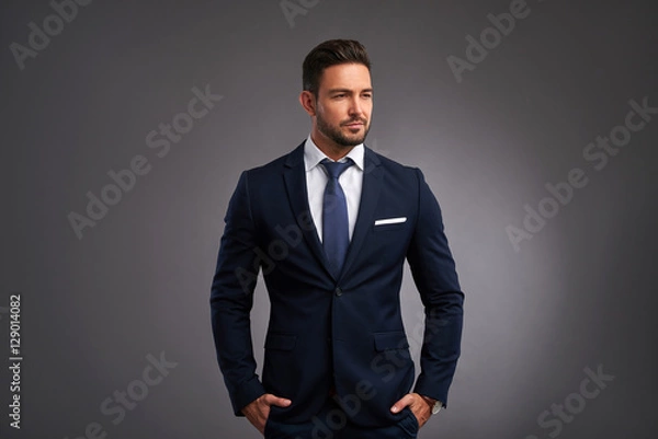 Obraz Confident elegant young man 