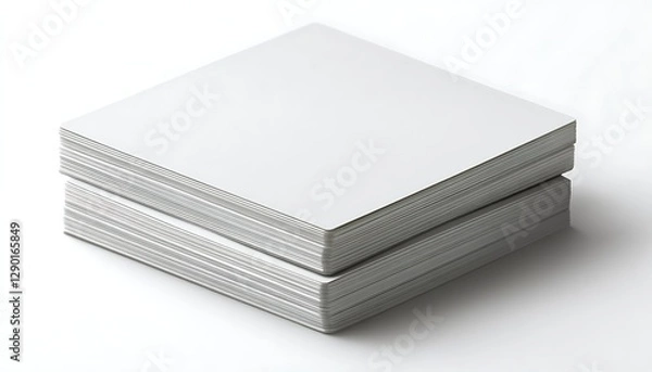 Fototapeta Blank notepads stack, studio shot