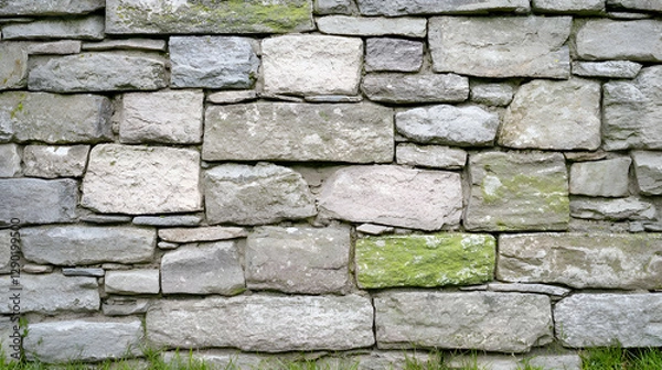 Obraz Grey Stone Wall Texture Background