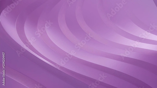 Fototapeta  Lavender Flowing Curves: Abstract Gradient and Soft Texture