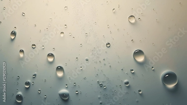 Fototapeta "Wide Water Droplets Wallpaper