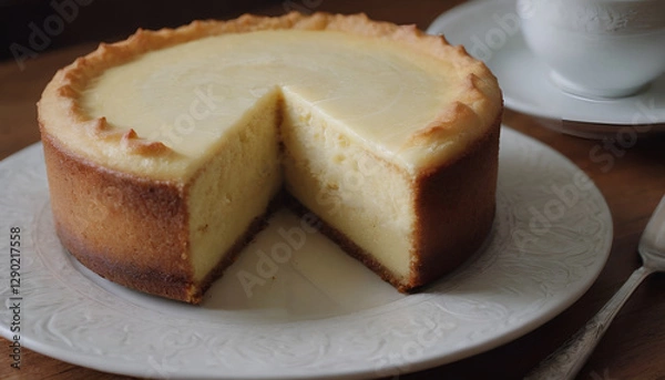 Obraz butter cake on a plate
