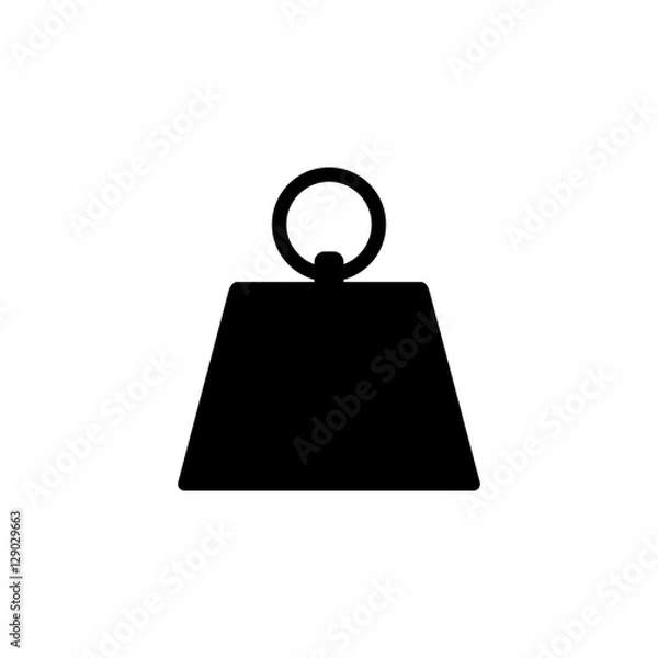 Fototapeta Kilogram Icon Flat