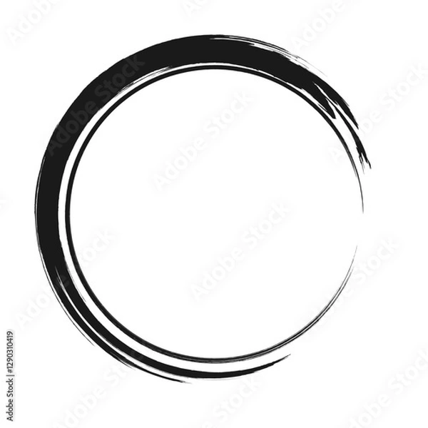 Obraz Circle Brush Stroke