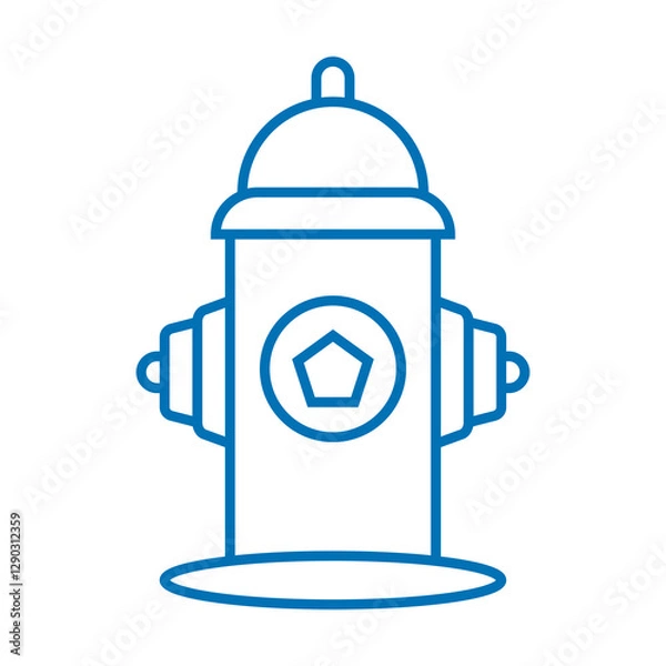 Fototapeta hydrant icon vector design symbol templates