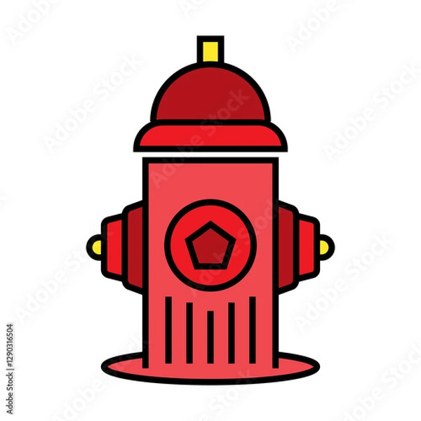 Obraz hydrant icon vector design symbol templates