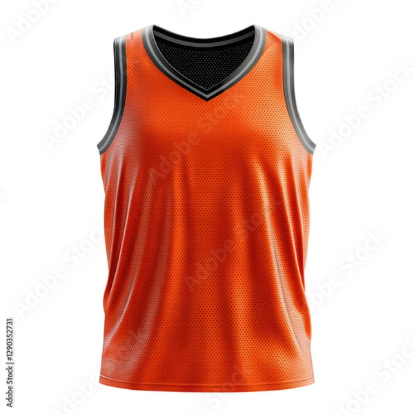 Fototapeta Basketball Jersey isolated on transparent background, png