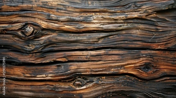 Fototapeta Dry Wood: Timber that’s been seasoned to remove moisture, making it perfect for burning or construction as it’s lighter and burns more efficiently than fresh wood.
