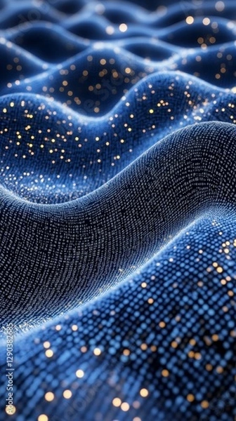 Fototapeta Abstract Digital Wave Pattern Design