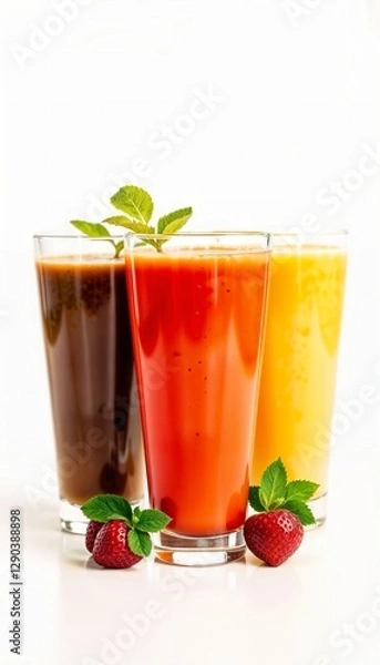Fototapeta fresh fruit juice