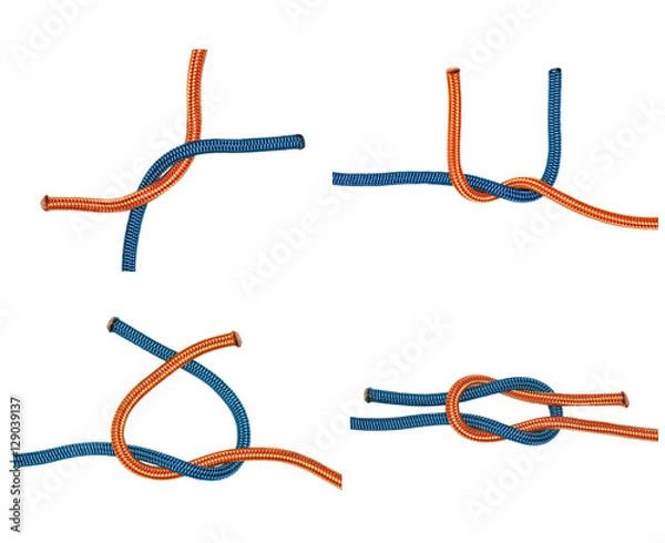 Obraz reef knot, knit scheme