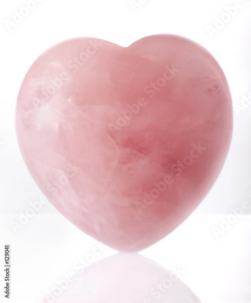 Obraz pink crystal heart