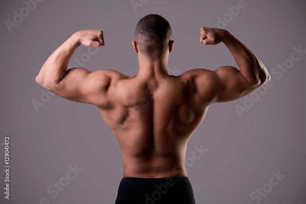 Obraz Back Double Biceps Pose