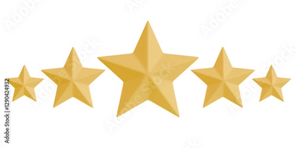 Obraz 3D 5 Star Rating Review 