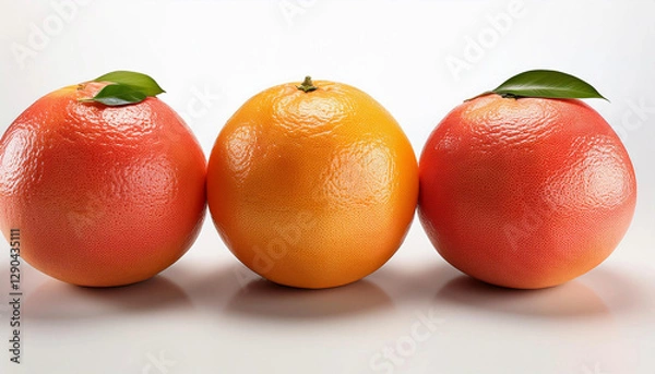 Fototapeta fresh fruit, grapefruit and orange - 자몽 & 오렌지