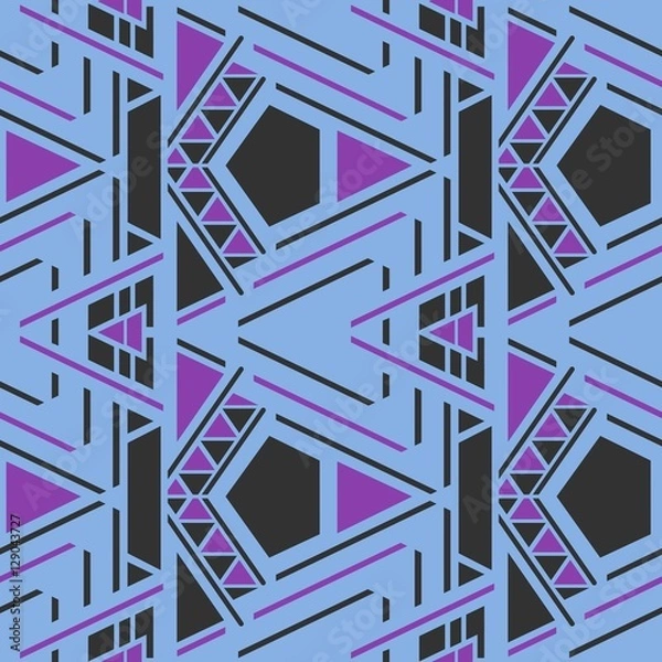 Fototapeta triangle seamless pattern