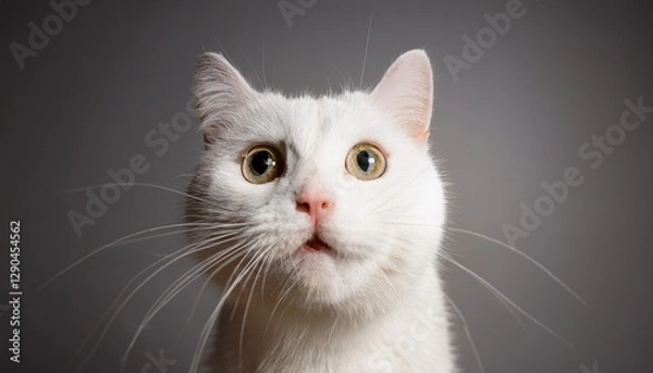 Fototapeta 驚いた猫