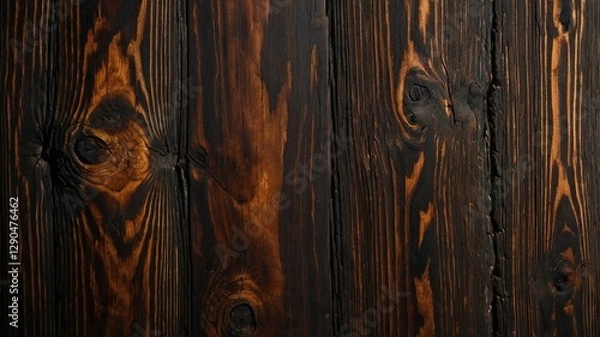Obraz dark wood texture