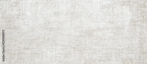 Fototapeta Neutral white canvas fabric texture with a soft, smooth finish, featuring subtle variations and a clean backdrop ideal for versatile design uses.