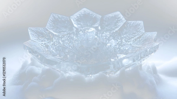 Fototapeta a close up of a diamond on a white surface